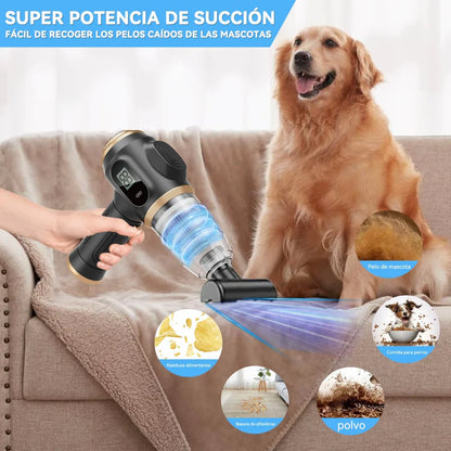 Aspirador Portátil 2 en 1 Sin Cables — Aspira y Sopla, Carga USB-C
